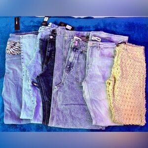 Fashion Nova Jean Bundle (6 Pair) - Size 9 (NWT)